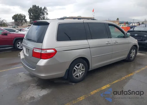 2007 Honda Odyssey Ex из США, поврежденный, VIN 5FNRL384X7B022297